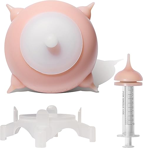 Doggiema Comedero para cachorros con leche para cachorros, estación de lactancia para cachorros, para múltiples cachorros, reemplazo de leche para