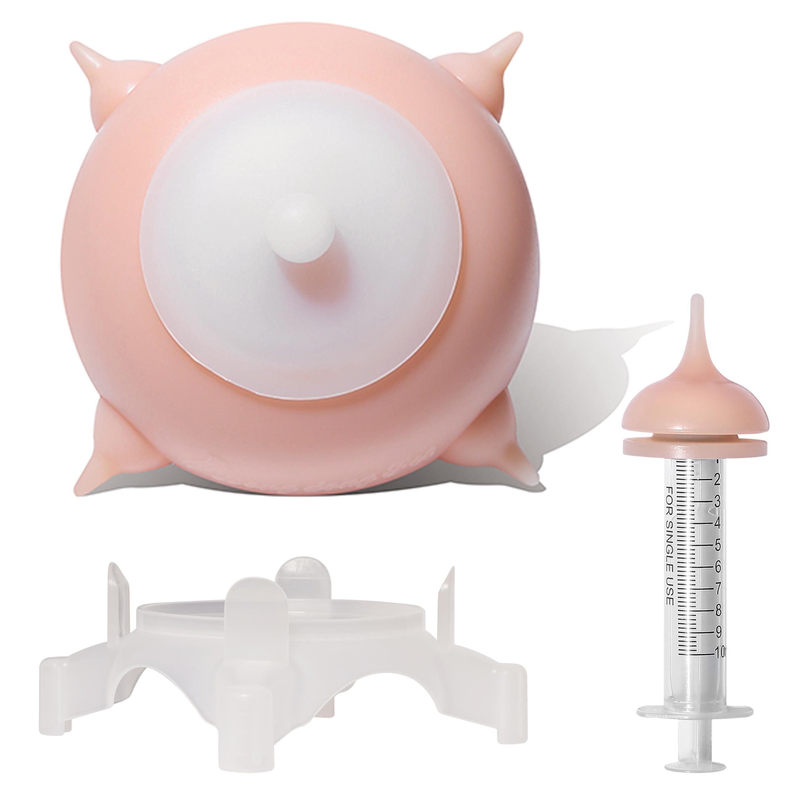 Doggiema Puppy Feeder Puppy Milk Feeder Puppy Nursing Station Puppy feeders for Multiple Puppies Puppy Milk replacer Dongdong pet S Size 150ml (Kitten/Mini Puppy)