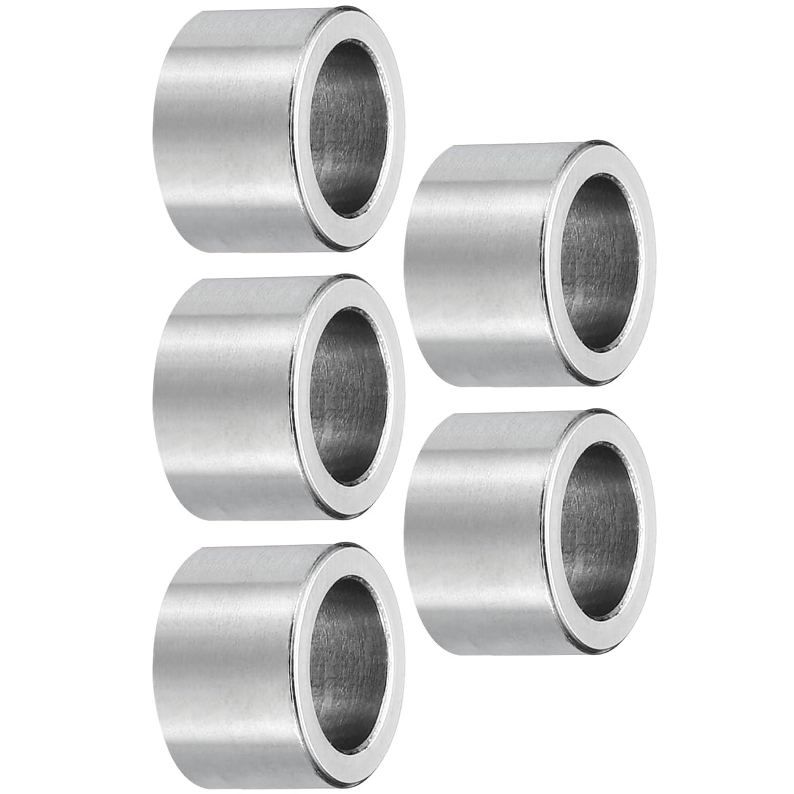 TOP-VIGOR 5Pcs M8 Aluminum Spacer, 8.2mm ID x 12mm OD x 8mm Length Metal Spacer