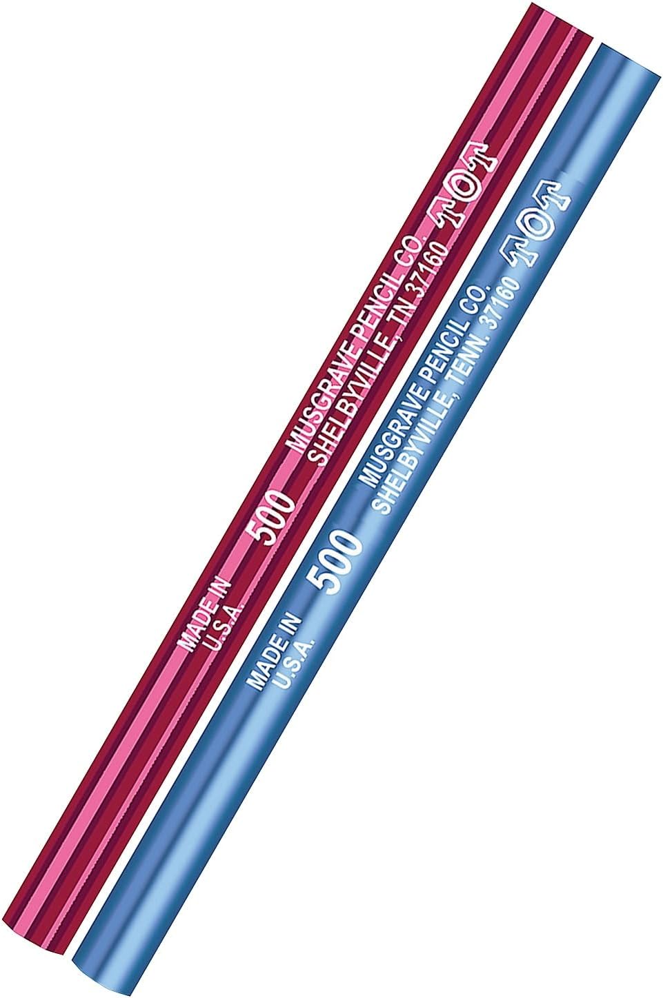 Musgrave MUS500-6 Pencil Company TOT -Inch Big Dipper-Inch Jumbo Pencils Without Eraser, #2 Lead, 12/Pack, 6 Packs