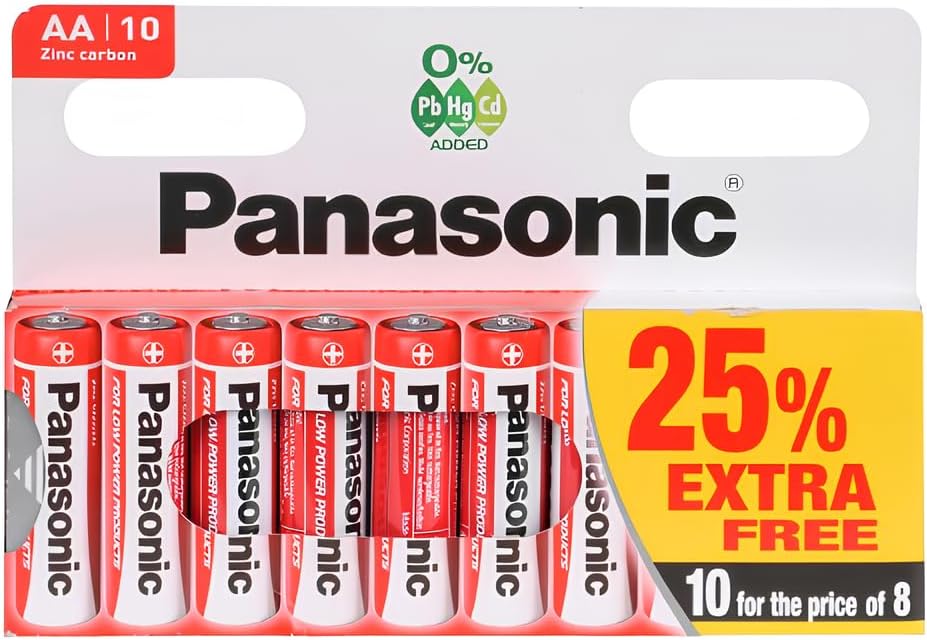 Zinc Carbon 30 x AA & 20 x AAA Batteries Pack of 50