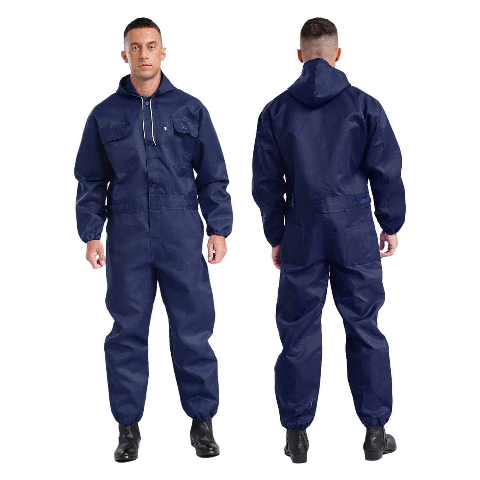 Tuta antipioggia da uomo, tuta da lavoro, uniforme da lavoro, tuta da saldatura, officina di riparazione auto, abbigliamento da meccanico, abbigliamento da lavoro for riparatori Per Imbianchini, Giard