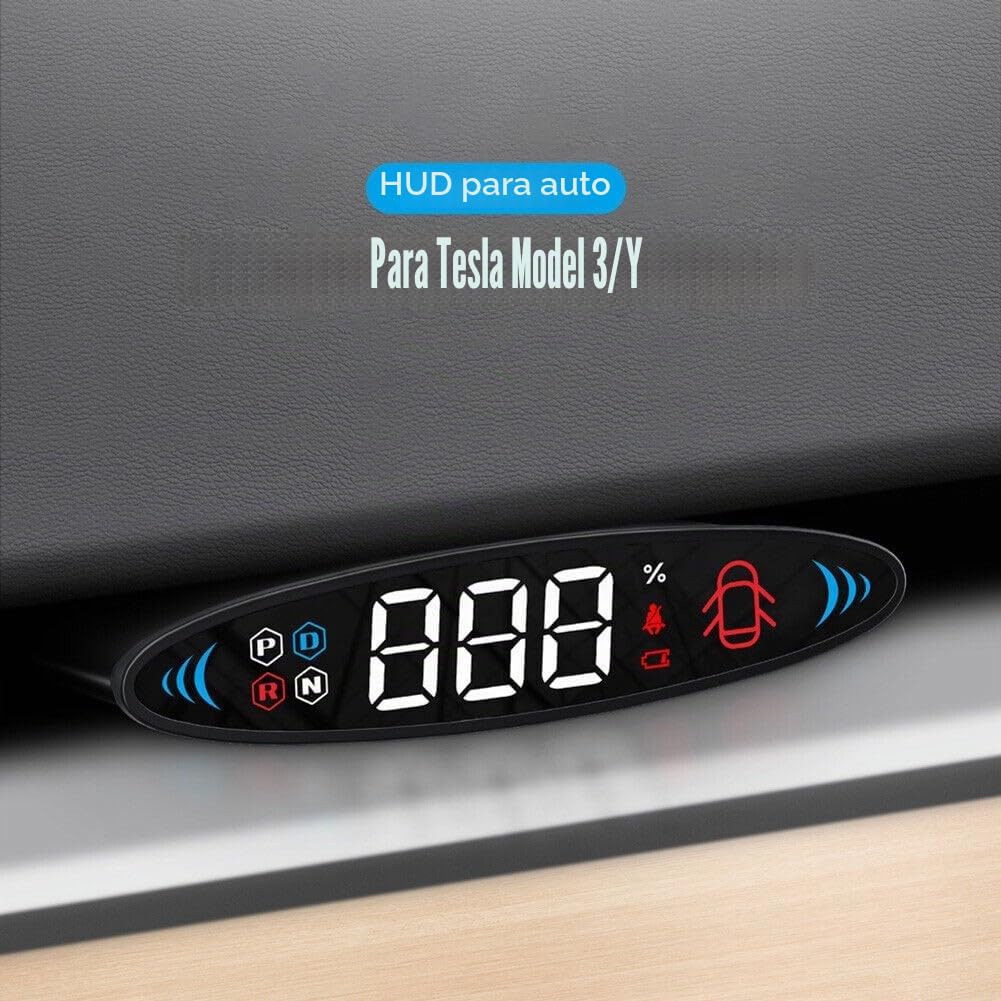 Para Tesla modelo 3/Y 2019-2023 HUD pantalla cabeza alta pantalla LCD velocímetro