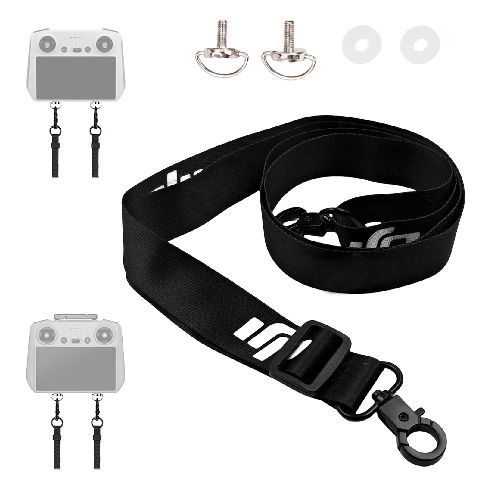 Erioscar Correa De Cuello Para Dji Rc Pro, Accesorios De Cuerda Con Hebilla,Compatible Dji Mini 3 Pro/Mavic 3/Air 2/2s/Mini 2rc 2/Rc Pro,Correa De Hombro Para Accesorios De Drones