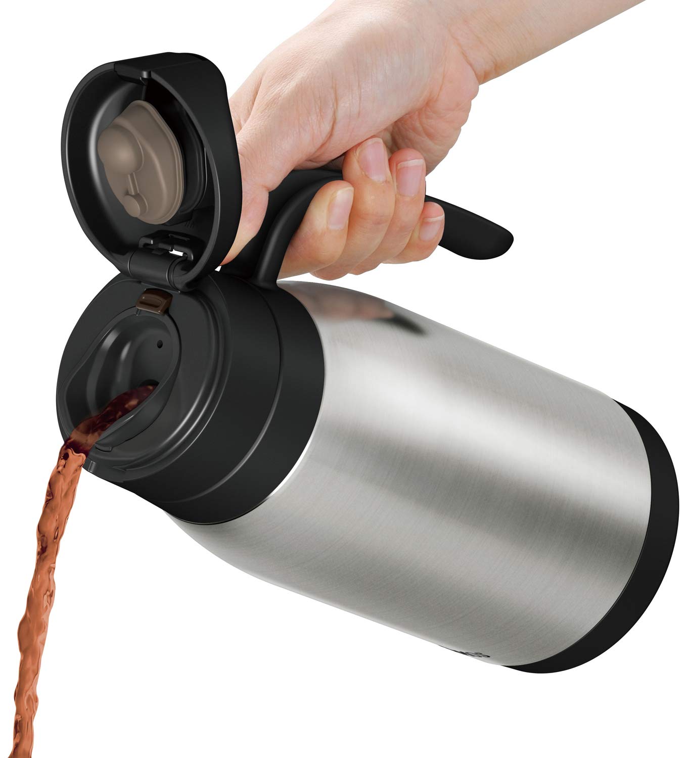 サーモス フィールドポット クリアレッド 1.5L THY-1500 CL-R 