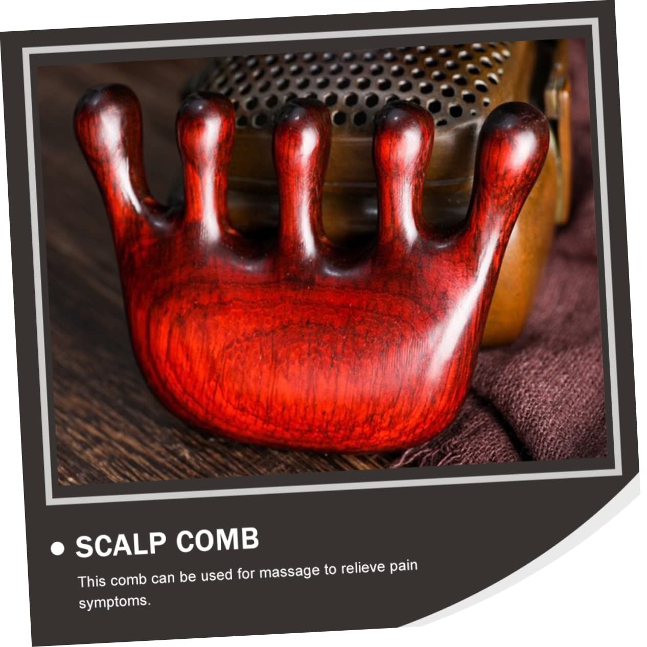 3stücke Kopfhaut Massagekamm Aus Holz Ergonomischer Akupressur-massager Für Entspannende Haar Und Kopfhautmassage Leicht Und Tragbar Für Zuhause Und Unterwegs