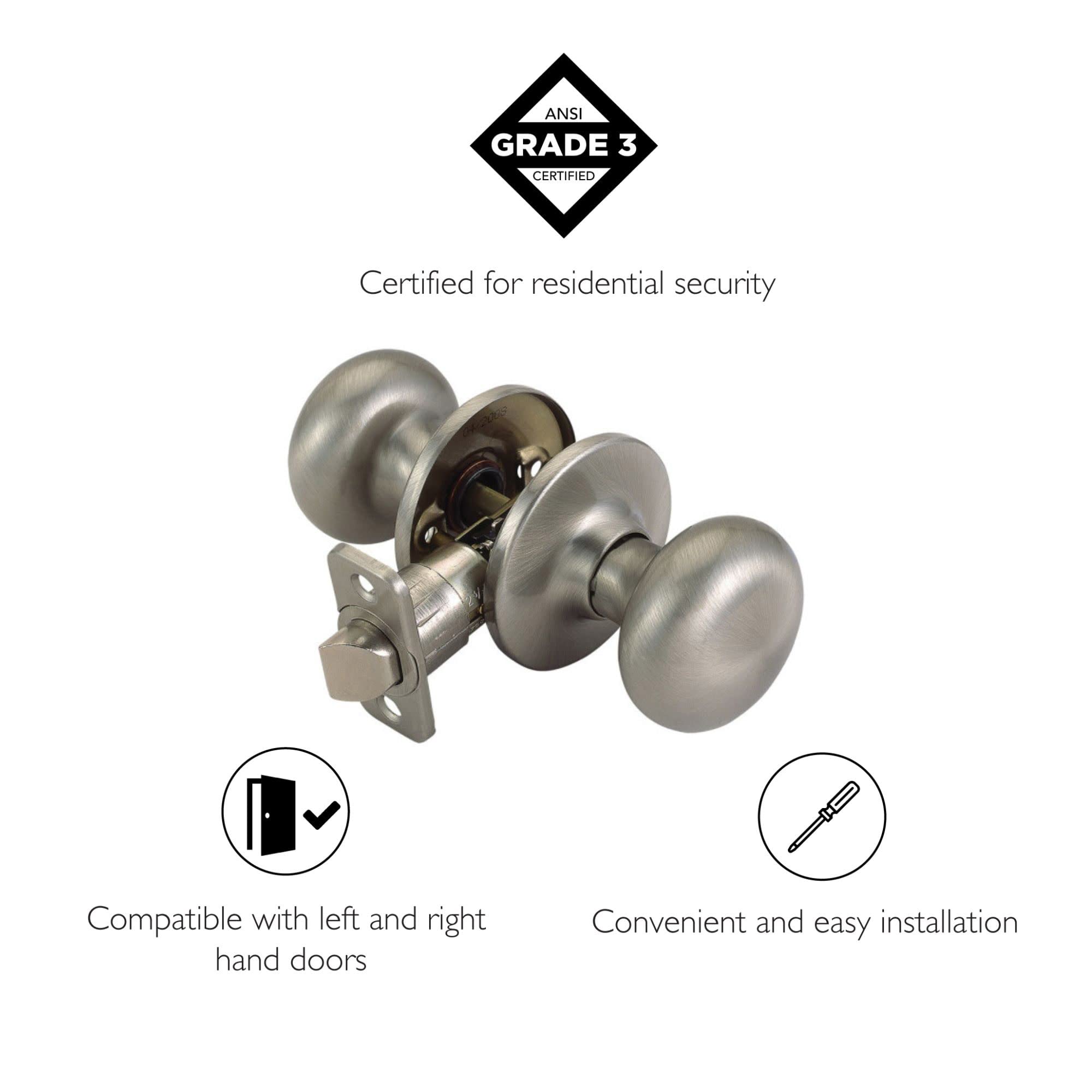 Design House 782730 Tulip Pomo Para Puerta (2 Vías, | Meses Sin Interés