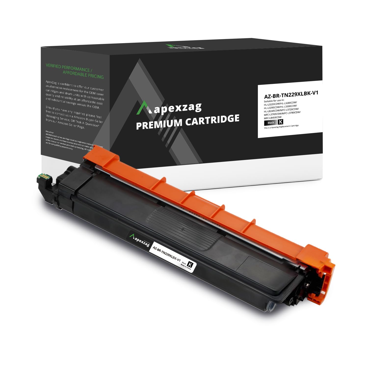 ApexZag Compatible Brother TN229XL Toner Cartridges TN229 Toner Cartridge Replacement for HL-L3280CDW MFC-L3720CDW HL-L3295CDW MFC-L3780CDW