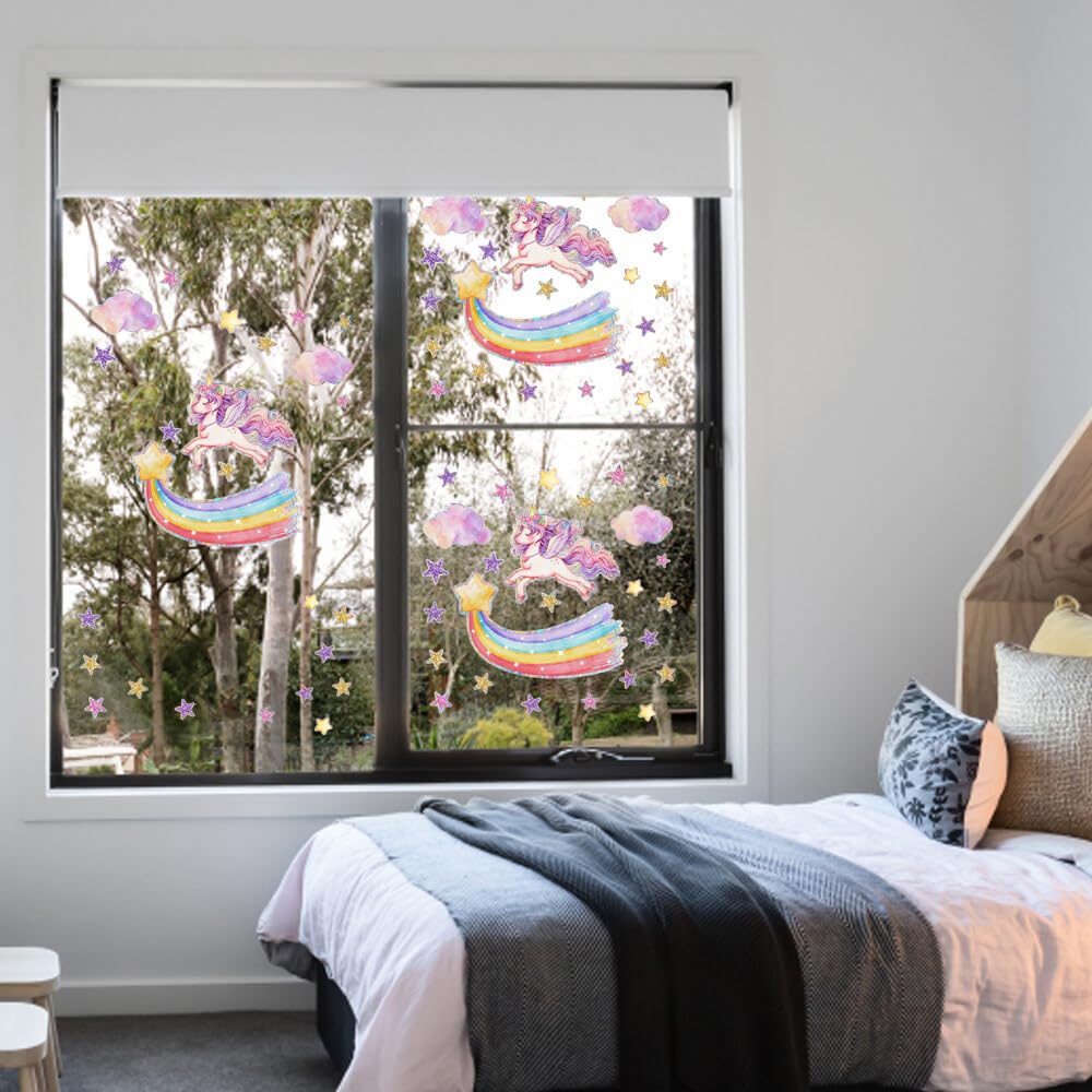 Uv Stickers Suncatcher Statische Stickers, Regenboog, Raam, Niet Zelfklevend Anti Botsing Stickers Uv Stickers Suncatcher Statische Stickers, Regenboog, Raam, Niet Zelfklevend Anti Botsing Stickers
