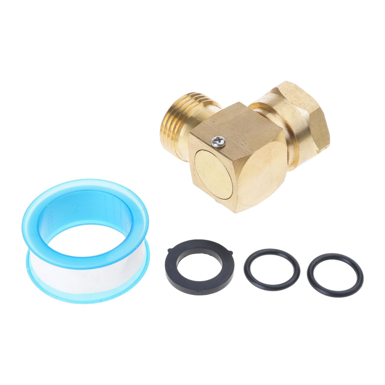 L Shaped Garden Hose Fittings 3 / 4Inch 90 Degree Hose Swivels Elbow Connector for Irrigation and Car Washing Enduring Outdoor Garden Swivels Adapter