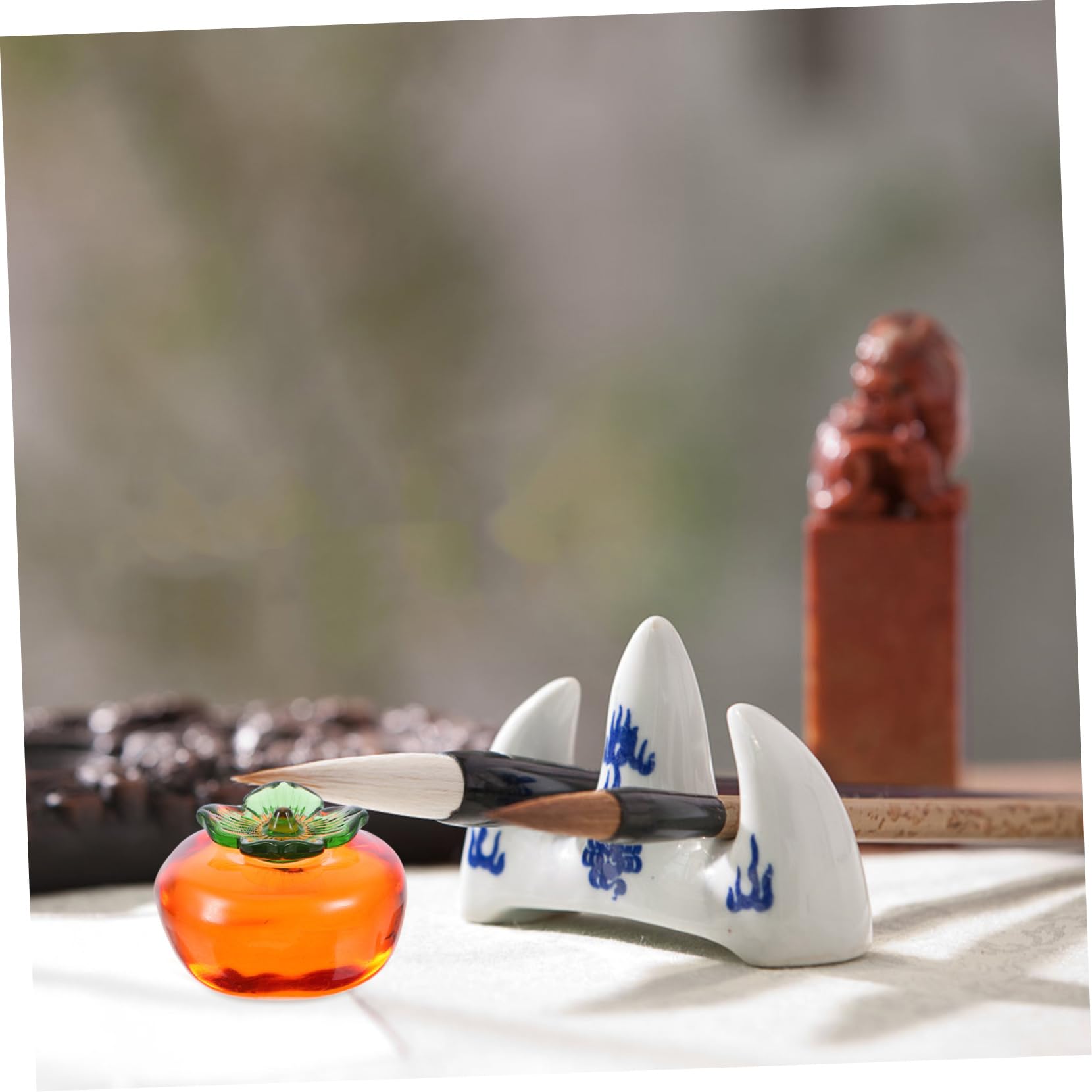 桃と枇杷のようなペーパーウエイト 桃と枇杷のようなペーパーウエイト