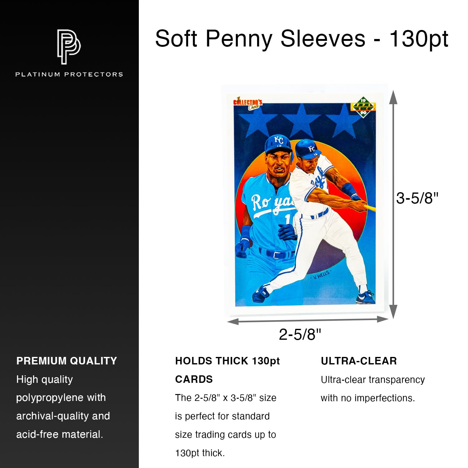 oversized card sleeves mtg Amazon.com: Platinum Protectors Thick Penny Sleeves for up to 130pt Thicker  Cards Jersey and Patch Cards (500 Pack) : Toys & Games