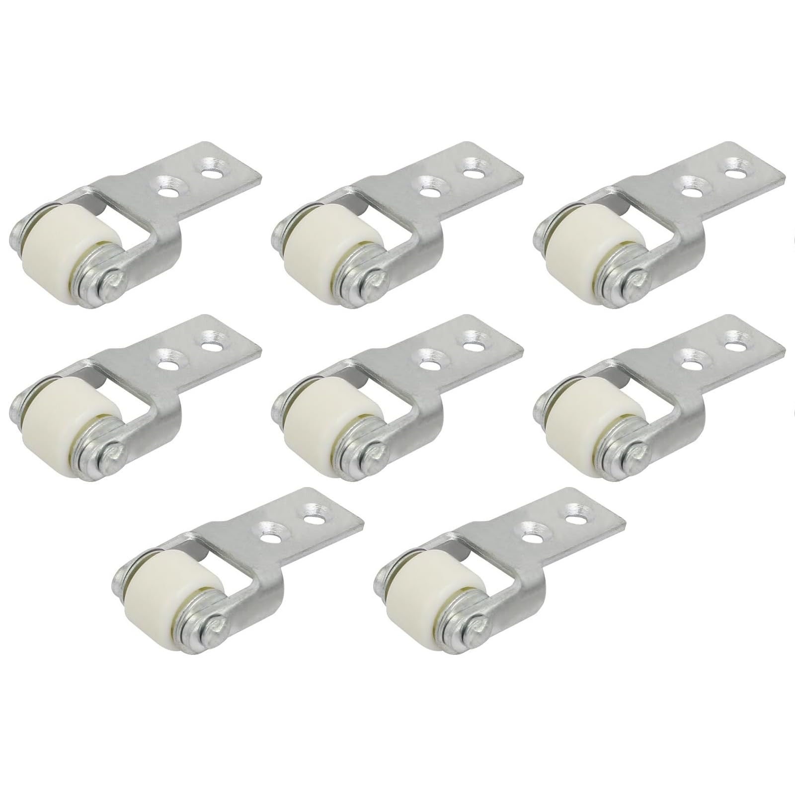 8PCS Sliding Door Dia Wheel, Door Track Roller Guide, Small Fixed Castor Wheel, Heavy Duty Caster Wheel, Nylon Guide Wheel Furniture Caster Pulley, Dining Table Guide Wheel