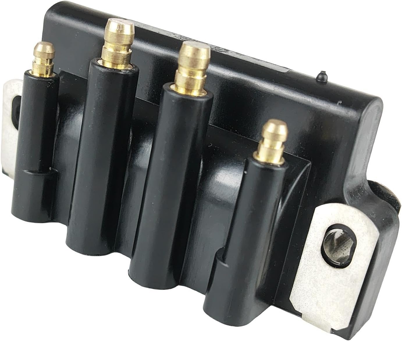 Dual Plug Wire Ignition Coil 583740 583298 for most Evinrude Johnson OMC Outboard 2.5 3 4 5 6 8 9.9 10 15 28 30 40 45 48 50 55 75 90 100 105 115 135 150 175 200 225 HP Replace Sierra 18-5170