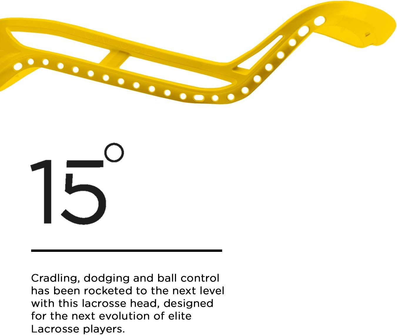 Epoch Purpose 15-Degree Unstrung Lacrosse Head
