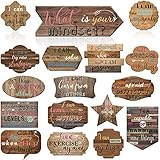 17 Pieces Growth Mindset Poster Set, Inspirational School Poster Positive Card Cutouts Sayings...