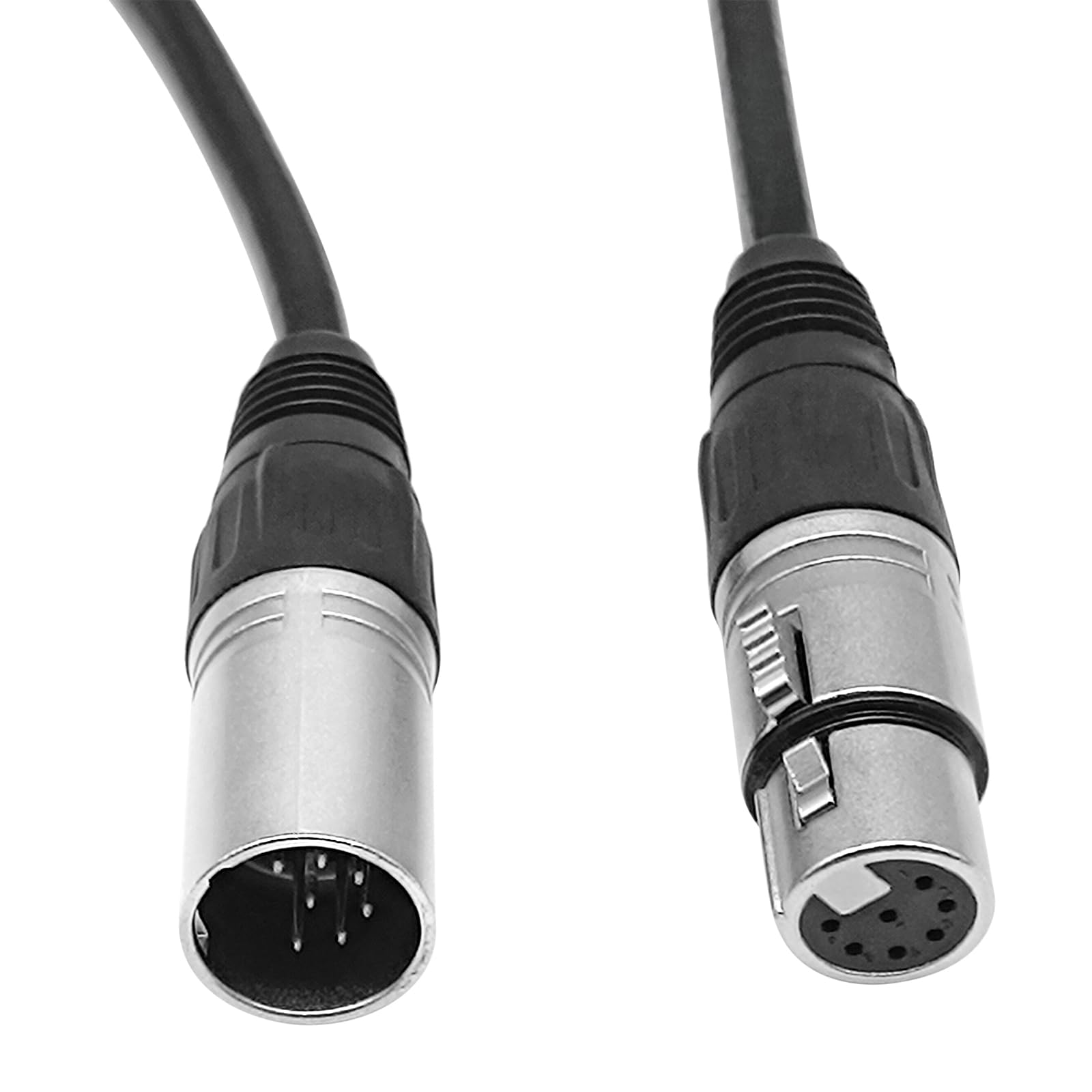 7-poliges XLR-Kabel, Mikrofon-Schnittstellenkabel, 7-poliger XLR-Stecker auf Buchse, Anschluss für Mikrofon und Audio-Schnittstelle (3 m)