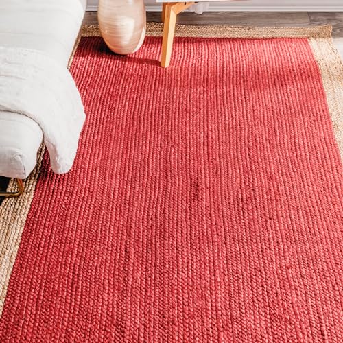 Tapis couloir jute rouge nuLOOM pour protéger et sublimer les sols longs - 8