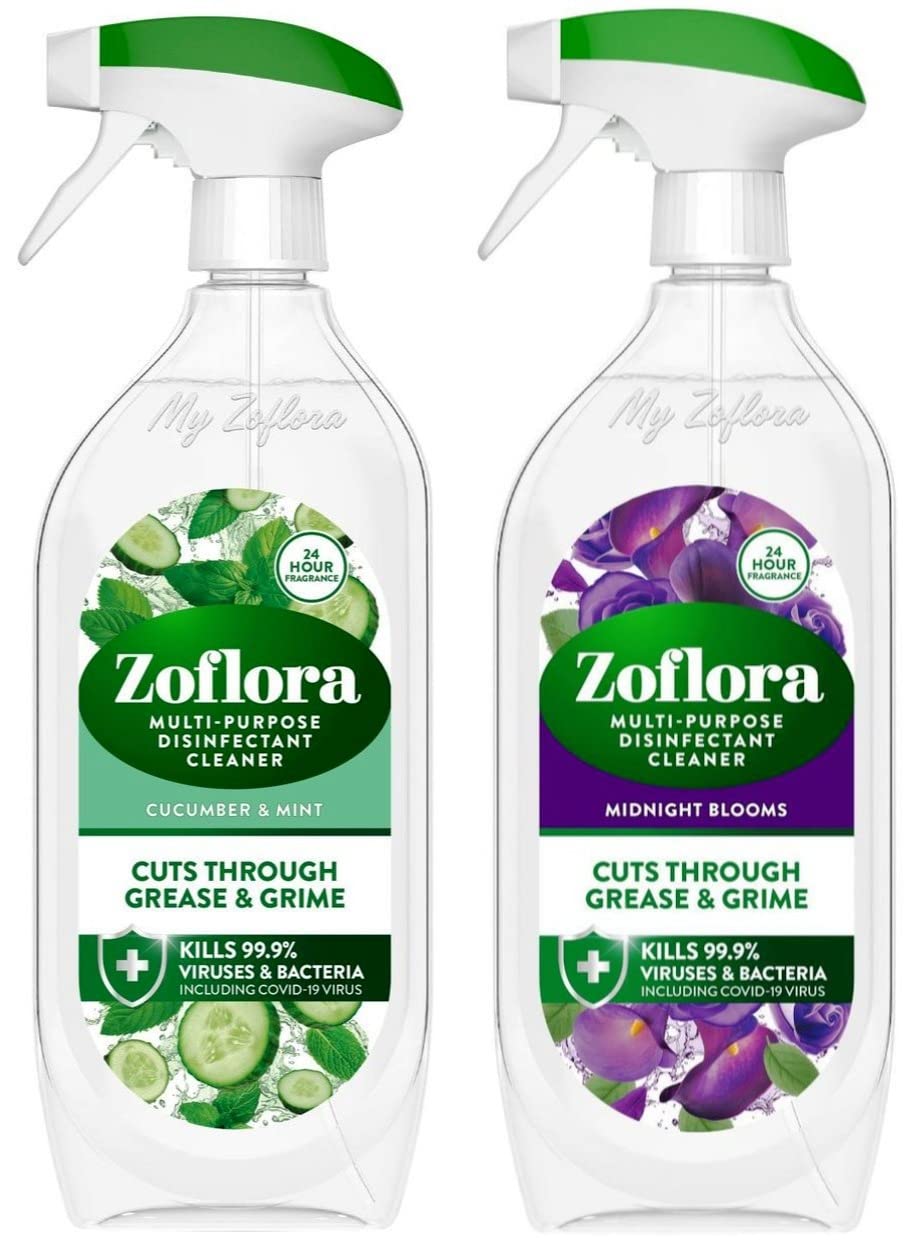 Buy Zoflora Multi Purpose Disinfectant Cleaner Spray, 800 ml, Cucumber