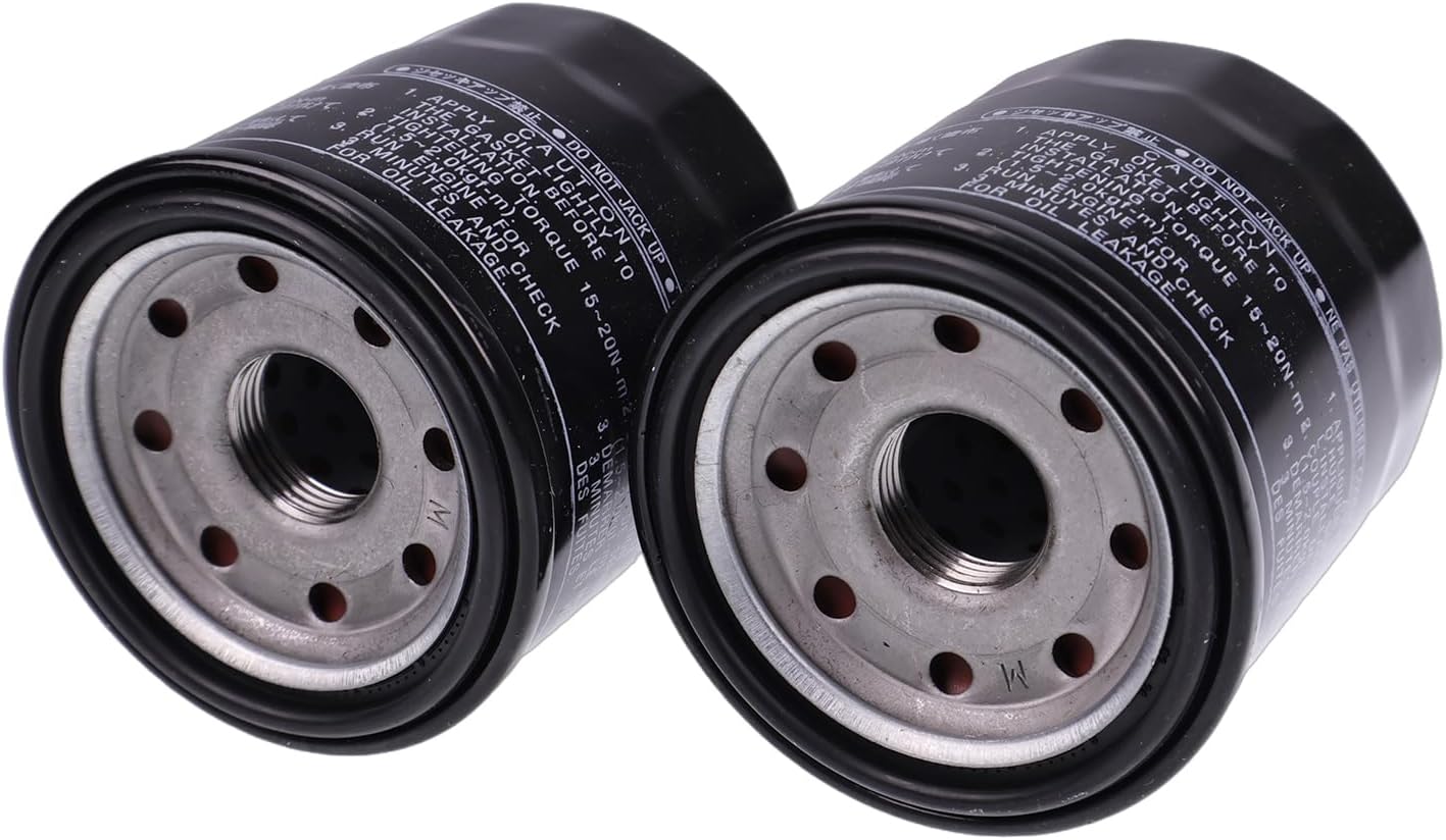 New 2PCS Oil Filter 5GH-13440-00-00 5GH-13440-30-00 Compatible With Yamaha F115 F100 F90 F75 Outboard
