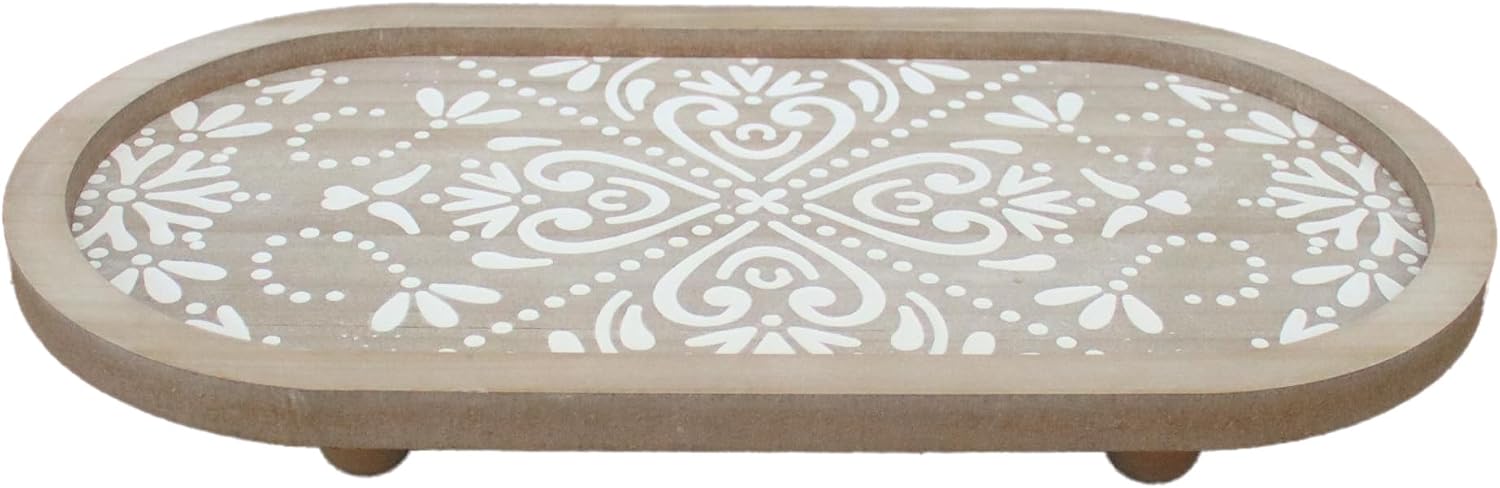 Tray Riser Amazon.com: Farmhouse Wood Tray Risers for Display, Small Wooden Plant ...