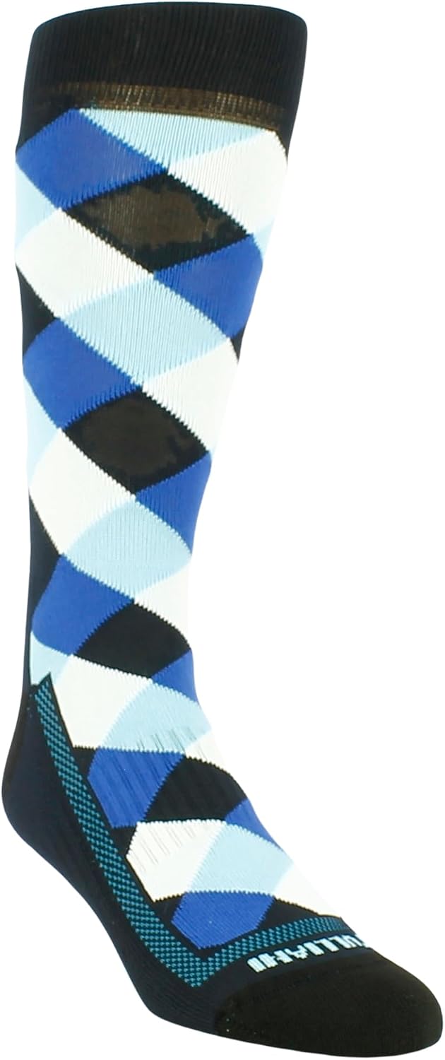 Coyote Men’s Performance Dress Socks, Made in USA, Cushioned, Breathable, Odor Resistant, Fits Sizes 8–18