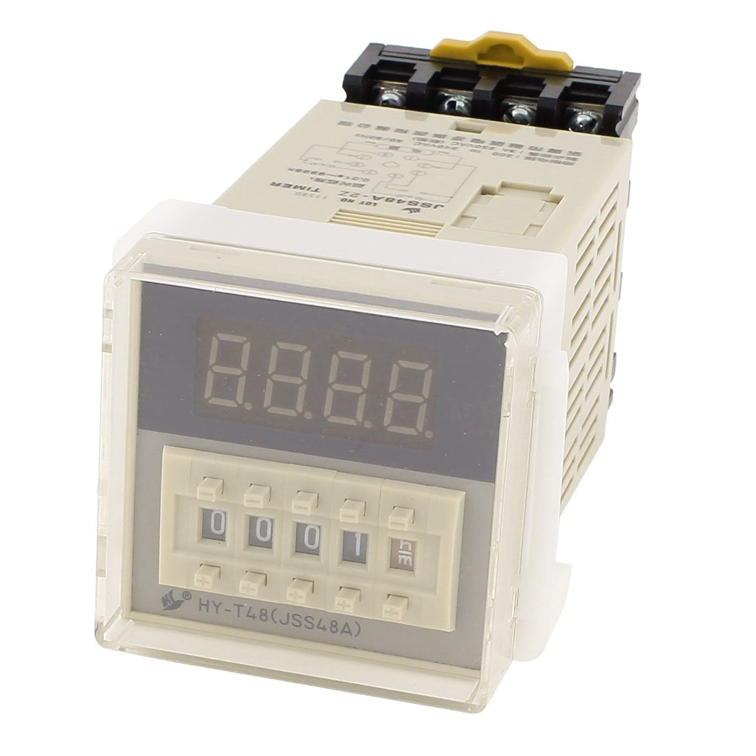 Zhwtisnpe One Color Ac 200V-240V 0.01S-9999H 8-Pin Panel Time Delay Timer Relay Dh48s-2Z