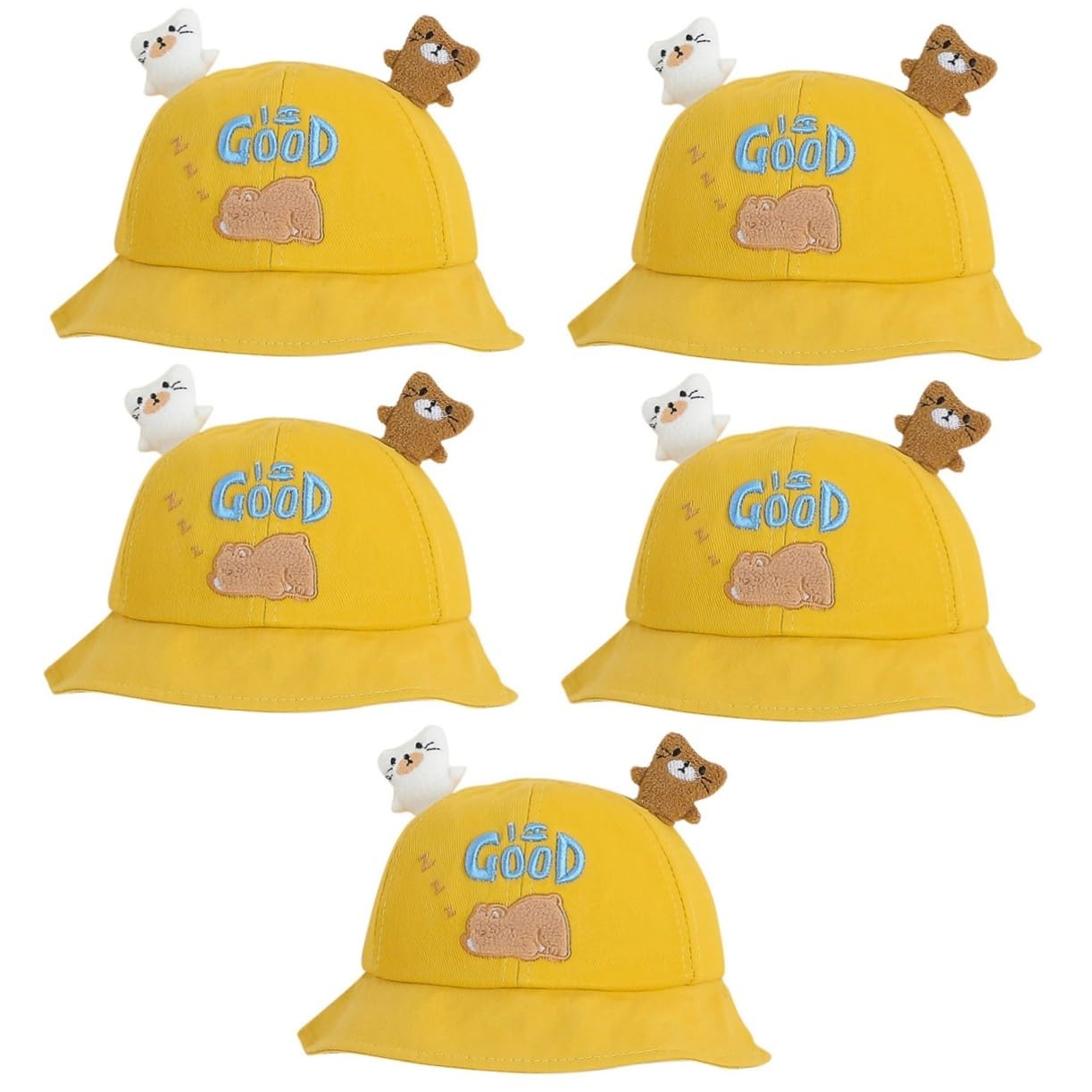 FRCOLOR Sombrero de Sol para Gorro Protección UV Caricatura para Actividades Aire