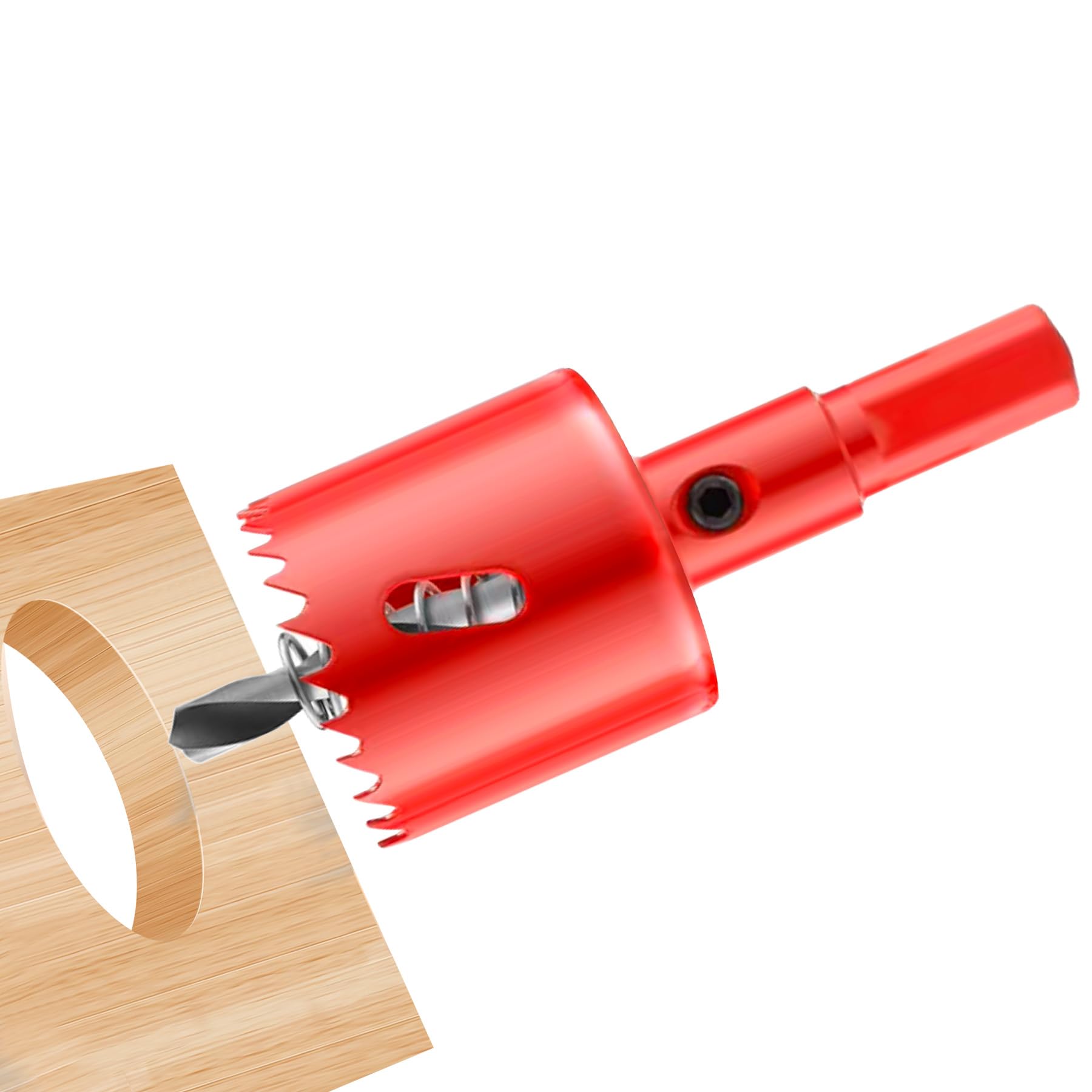 LEPEVNEY 1.5"/38mm Hole Saw Cutter HSS Bi-Metal Hole Saw Drill Bit for Wood Plastic Aluminum, Electric Drill Tool for Drilling Wood Boards, Soft Metal Sheet, Drywall and Plastic (1-1/2 Inch) — image 1