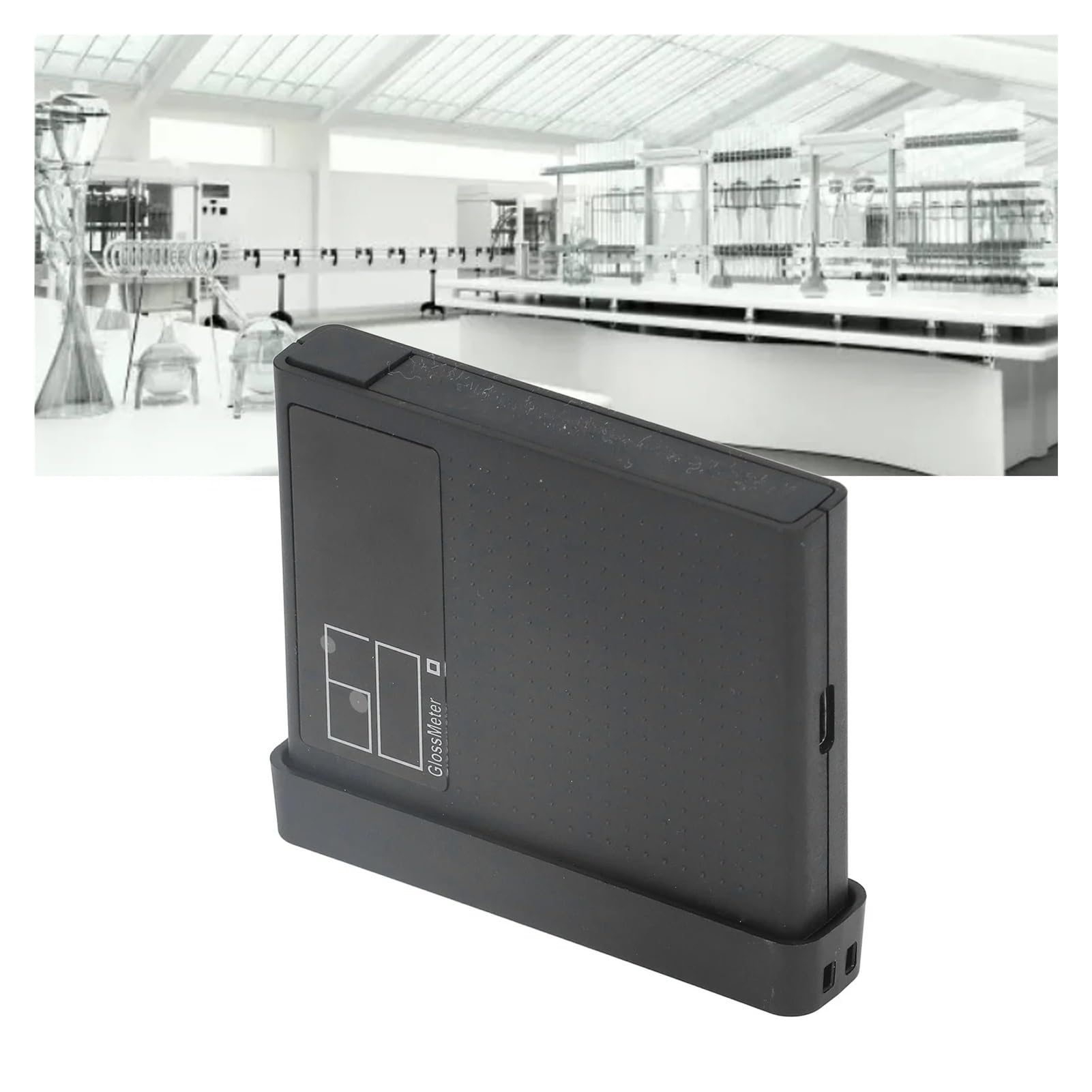Medidor de Brillo, Medidor de brillo piedra inteligente ergonómico Bajo consumo energía Medición en tiempo real for el hogar(DG60-Pro)