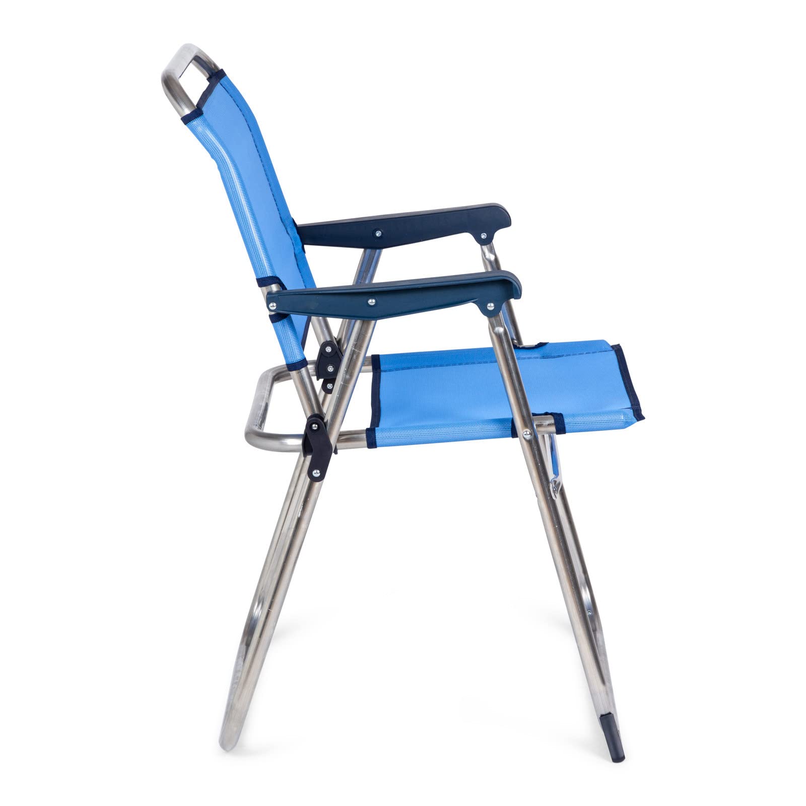 Chaise Pliante 58x54x10 cm Bleu