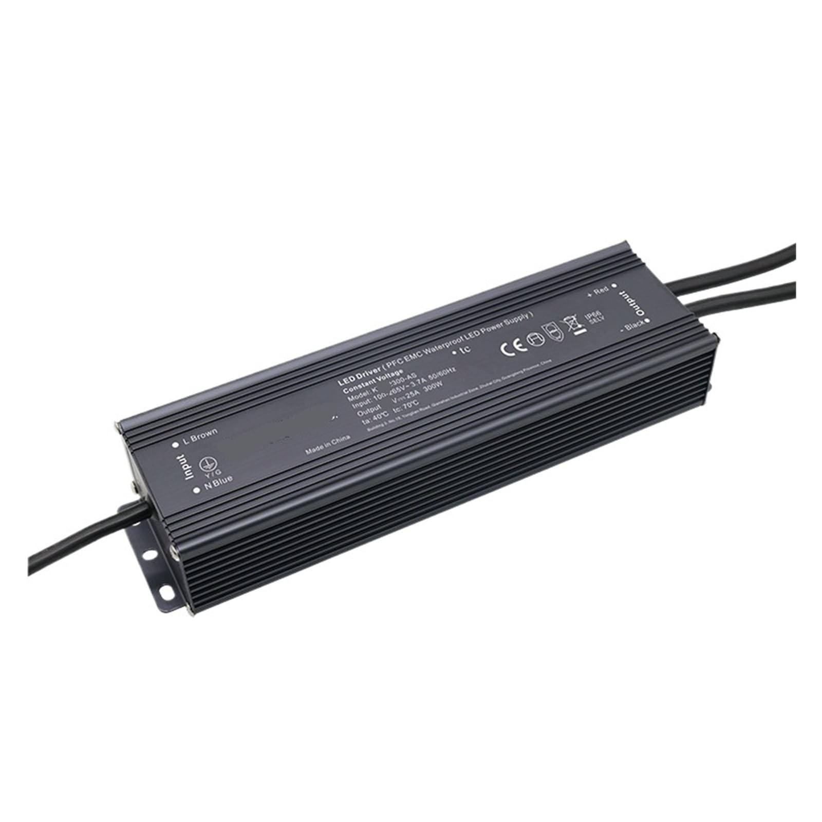 NVSFZGIYG Constant Voltage Waterproof Drive Fountain Light Square Live Switch Power Supply(24V 12.5 300W)