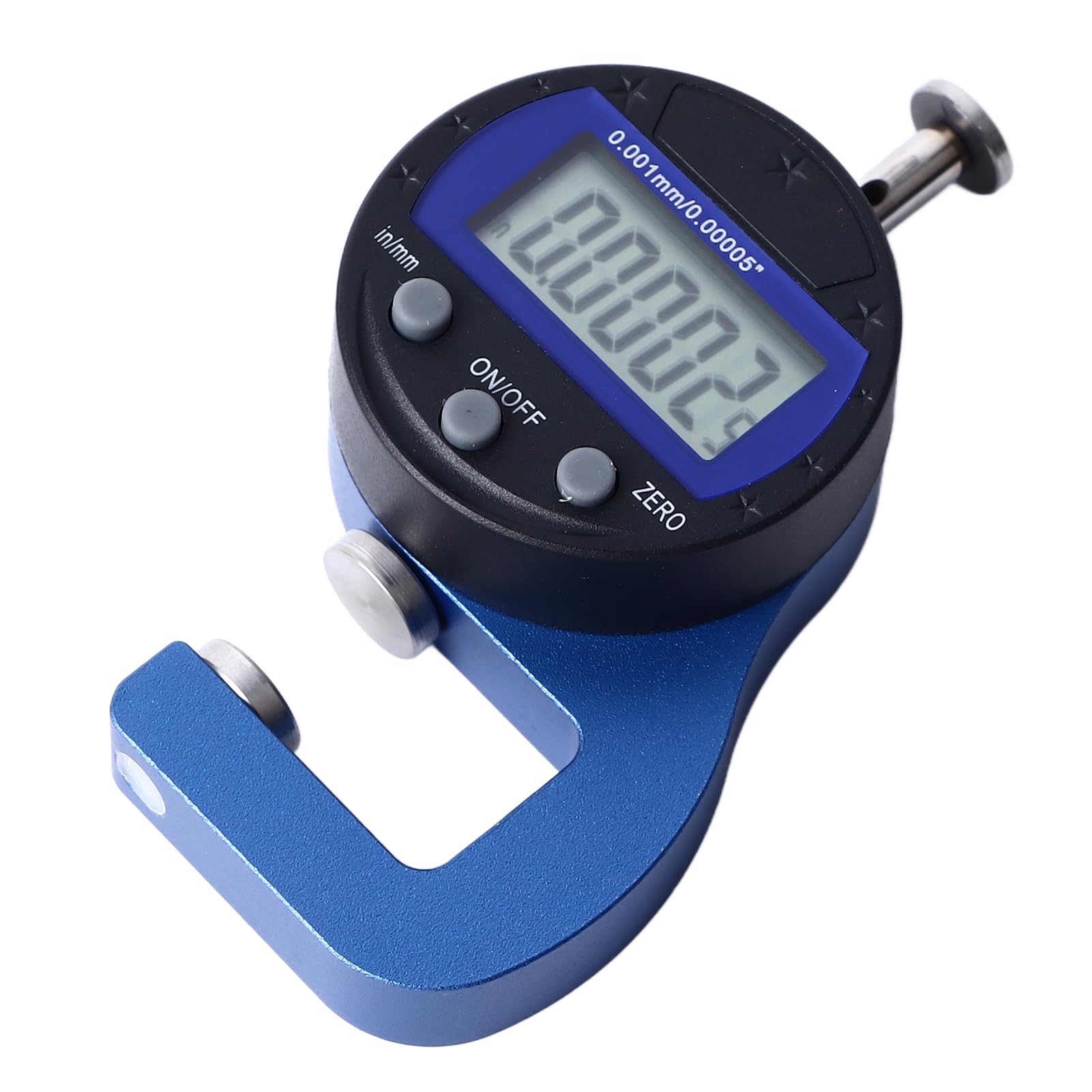 Calibro digitale Mavaol Risoluzione 0,001 mm Strumento di misurazione di precisione in lega di alluminio Batteria Ideale per hobbisti e professionisti dello spessore della carta