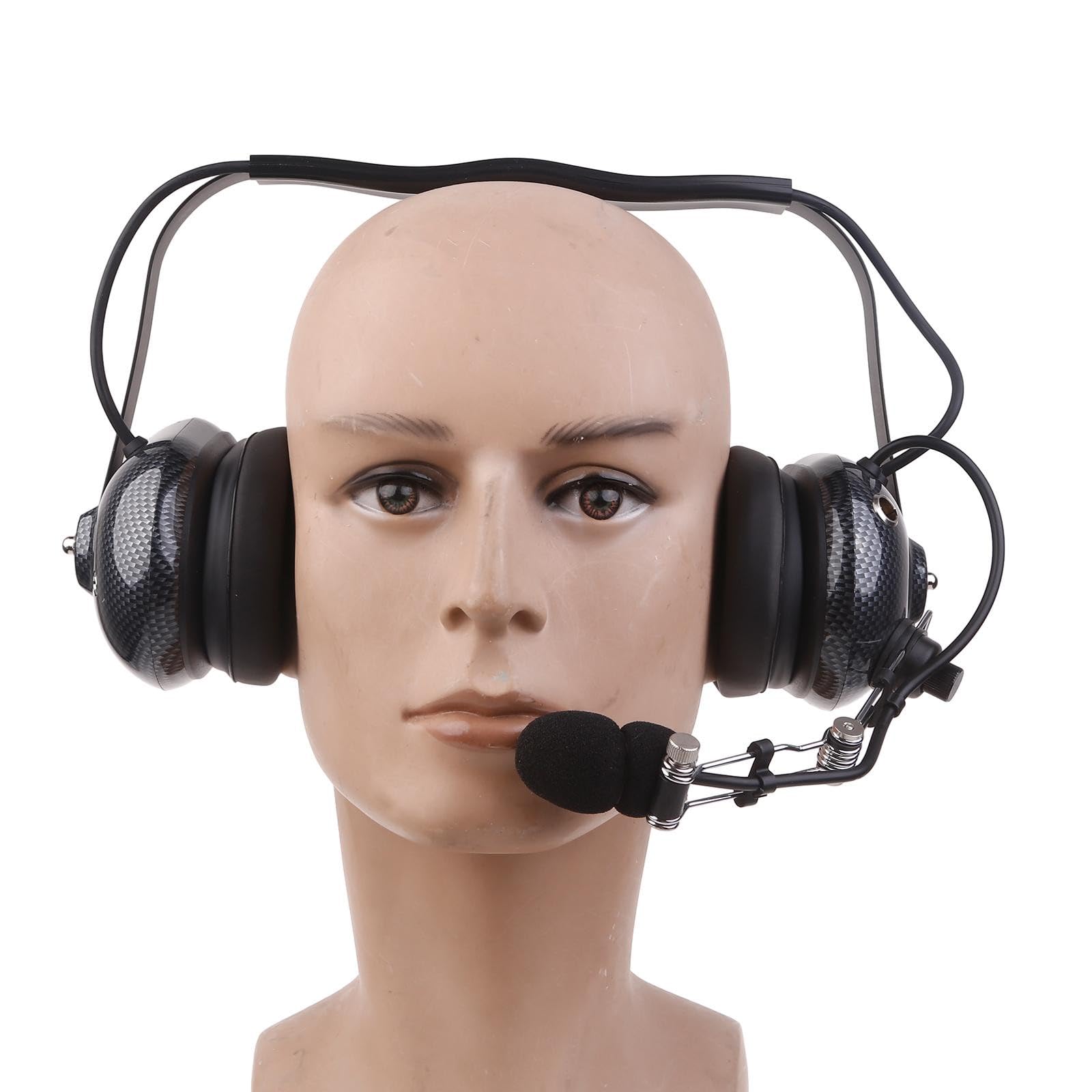 Auriculares inalámbricos ocultos auriculares auriculares confiable 2 pines a 5 pines cable en espiral Control de volumen para radio de carreras electrónica