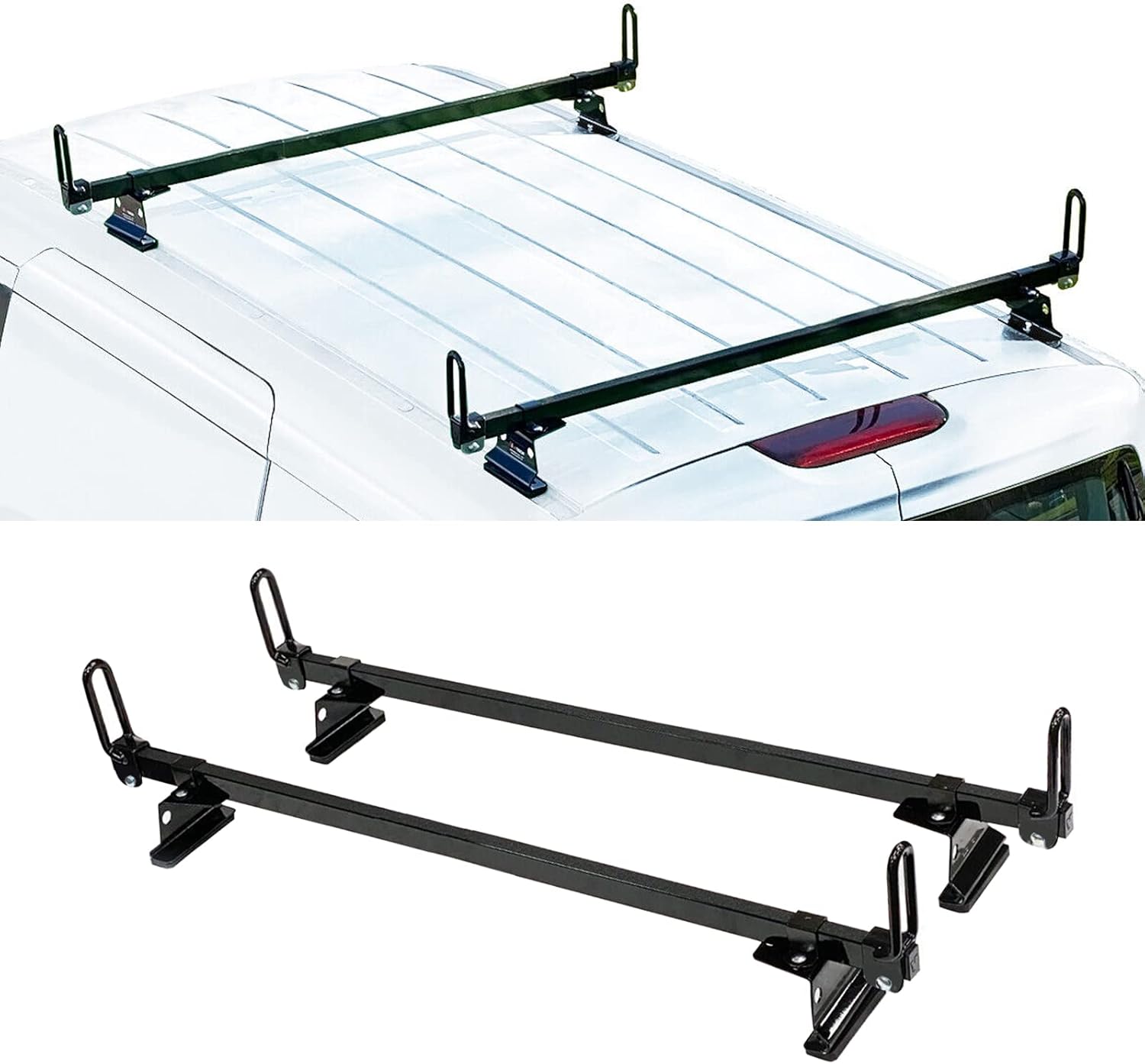 Peforway Cargo Van Racks, Van Roof Ladder Racks 50" for