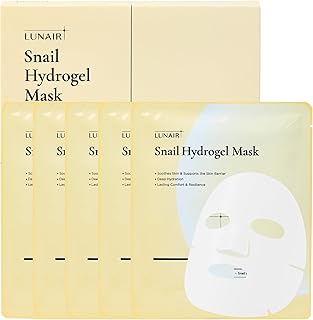 Lunair Máscara facial de hidrogel de caracol ...