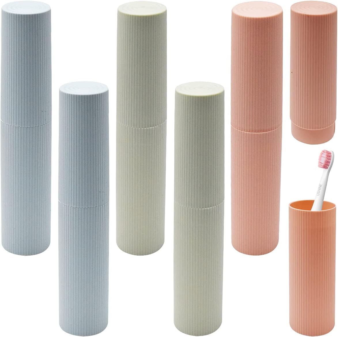 RA8 PRODUCTS Plastic Travel Portable Toothbrush & Toothpaste Storage Holder with Cap- Easy to Store Protective Carry Case Box Cover (8) (B0CPJM2X3S) Amazon Price History, Amazon Price Tracker