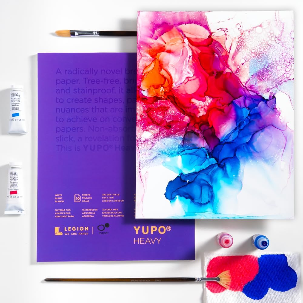 Yupo Paper Painting and Drawing, Multi 9-x-12-Inch