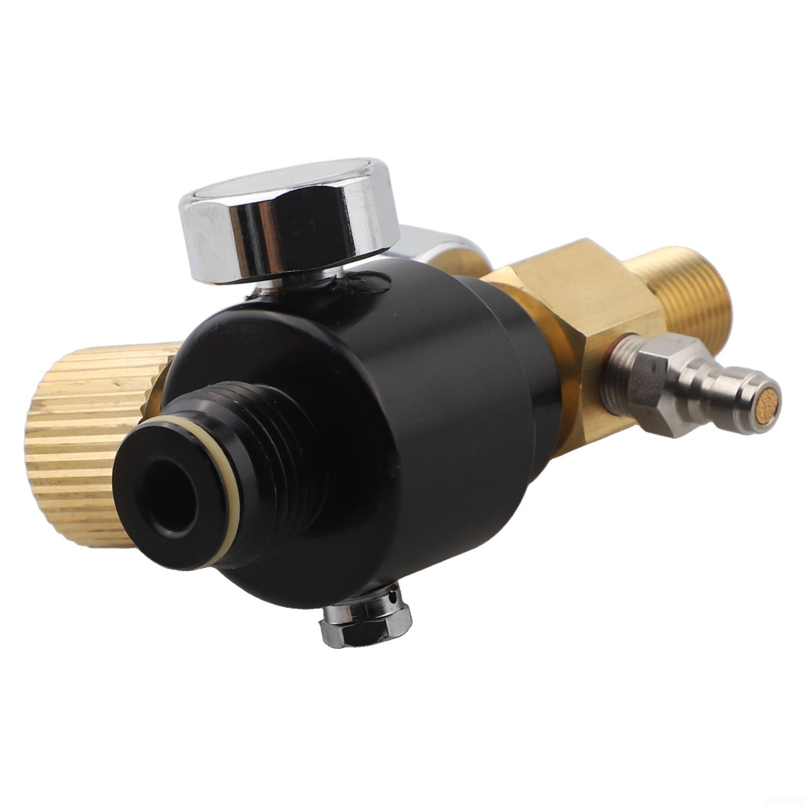 Einstellbarer Druckregler aus Edelstahl für HPA-Tanks 300bar/4500psi (5/8 mit Regler)