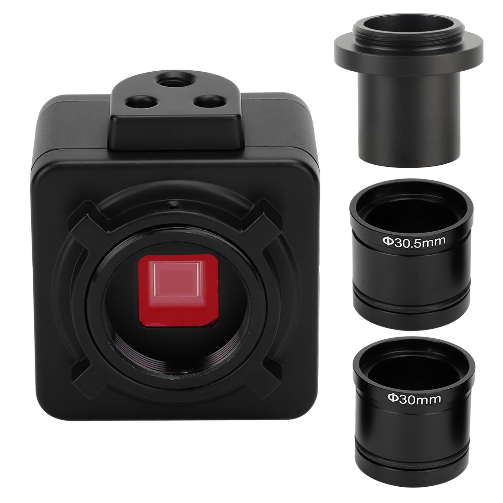 Cyfrowy elektroniczny aparat okularowy, kamera mikroskopowa USB HD CMOS z adapterem montażowym 5MP do mikroskopu przemysłowego
