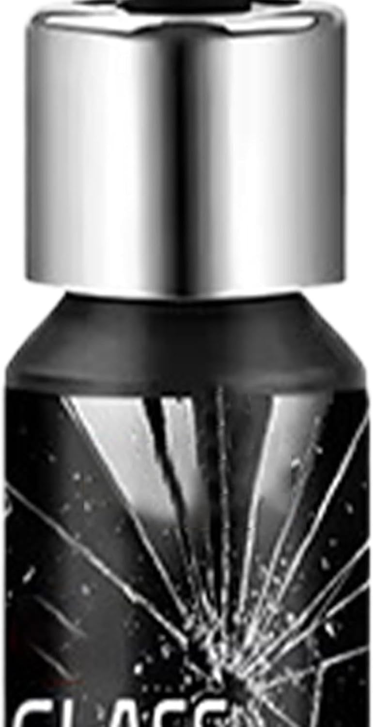 Crystal Glass Repair, Advanced Crack Fix Solution, 10ml Fluid Repair with Precision Applicator, Clear Resin Restorer, Scratch Remover with, Glass Care Tool for Home Devices