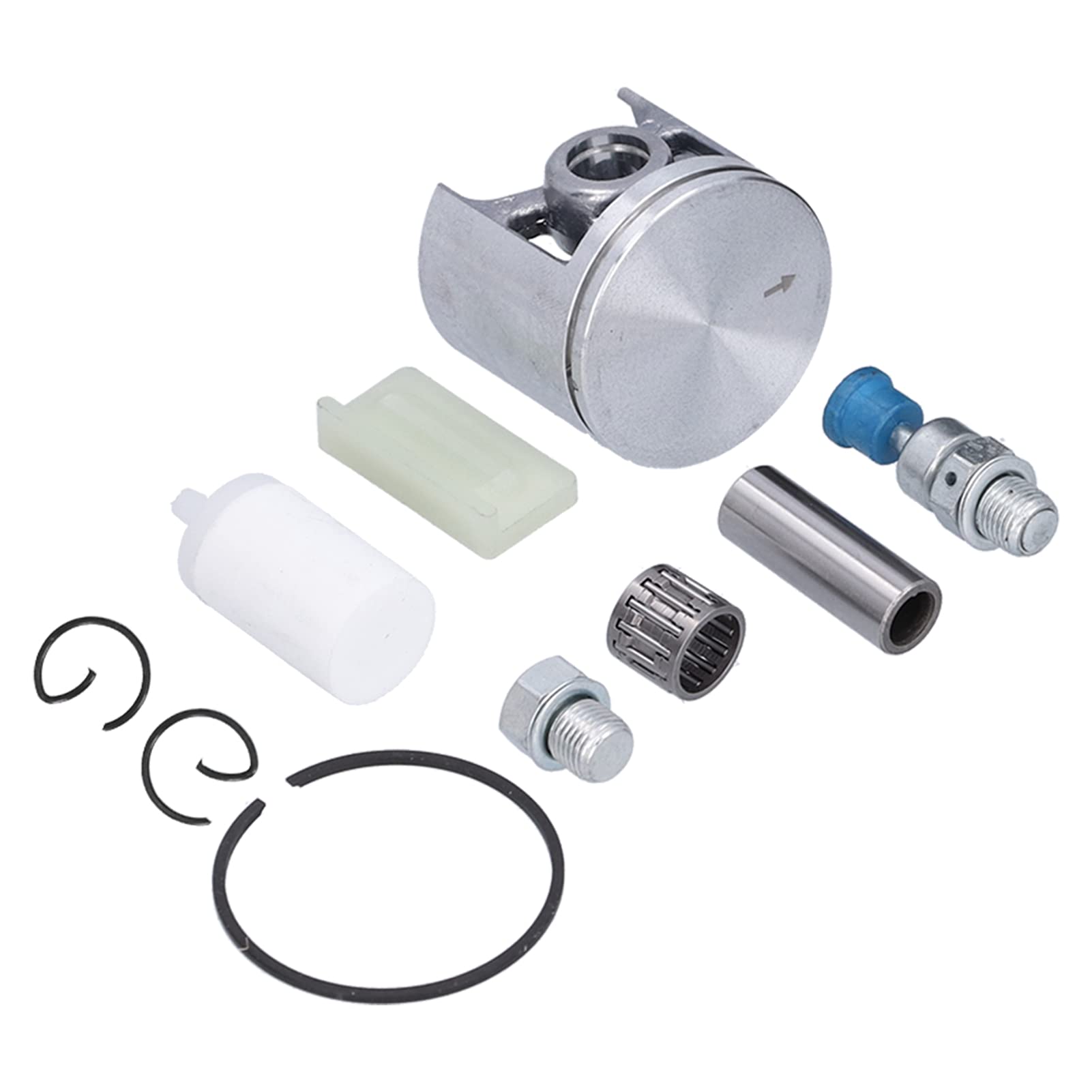 Haofy Kit Testata Superiore Accessori per Motosega di Ricambio per Motosega 254 154XP 254XP, Diametro Cilindro 45 Mm, per Appassionati di Motoseghe