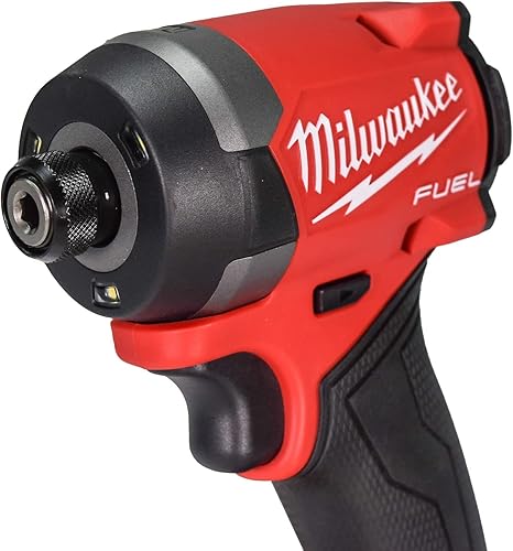 Miniatura 3 de Milwaukee 2953-20 - Controlador de impacto hexagonal sin escobillas de iones de litio de 14 pulgadas (herramienta desnuda), color rojo