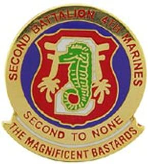 US Marine Corps 4th Division 2nd Battalion Hat or Lapel Pin - coolthings.us