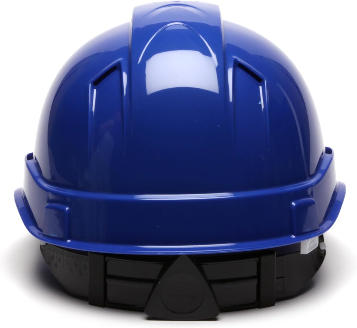 Pyramex Ridgeline Cap Style Hard Hat 4 Point Ratchet Vented Blue