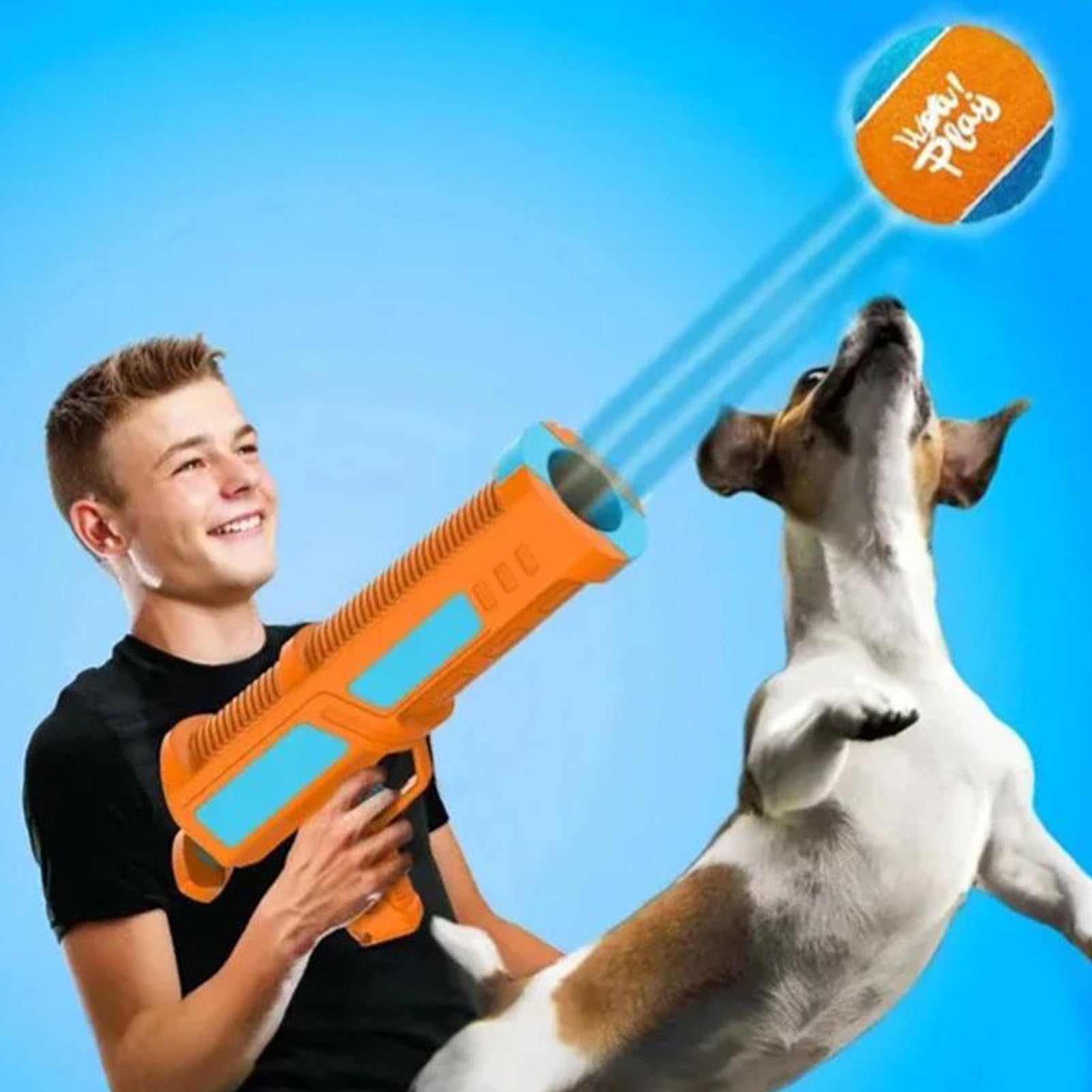Lanzador De Pelotas Ejercicio Físico, Entrenador De Reacción, Razas | Juguete Lanzador De Pelotas De Interacción Perro-Dueño Para Interior, Exterior, Playa, Patio, Jardín,