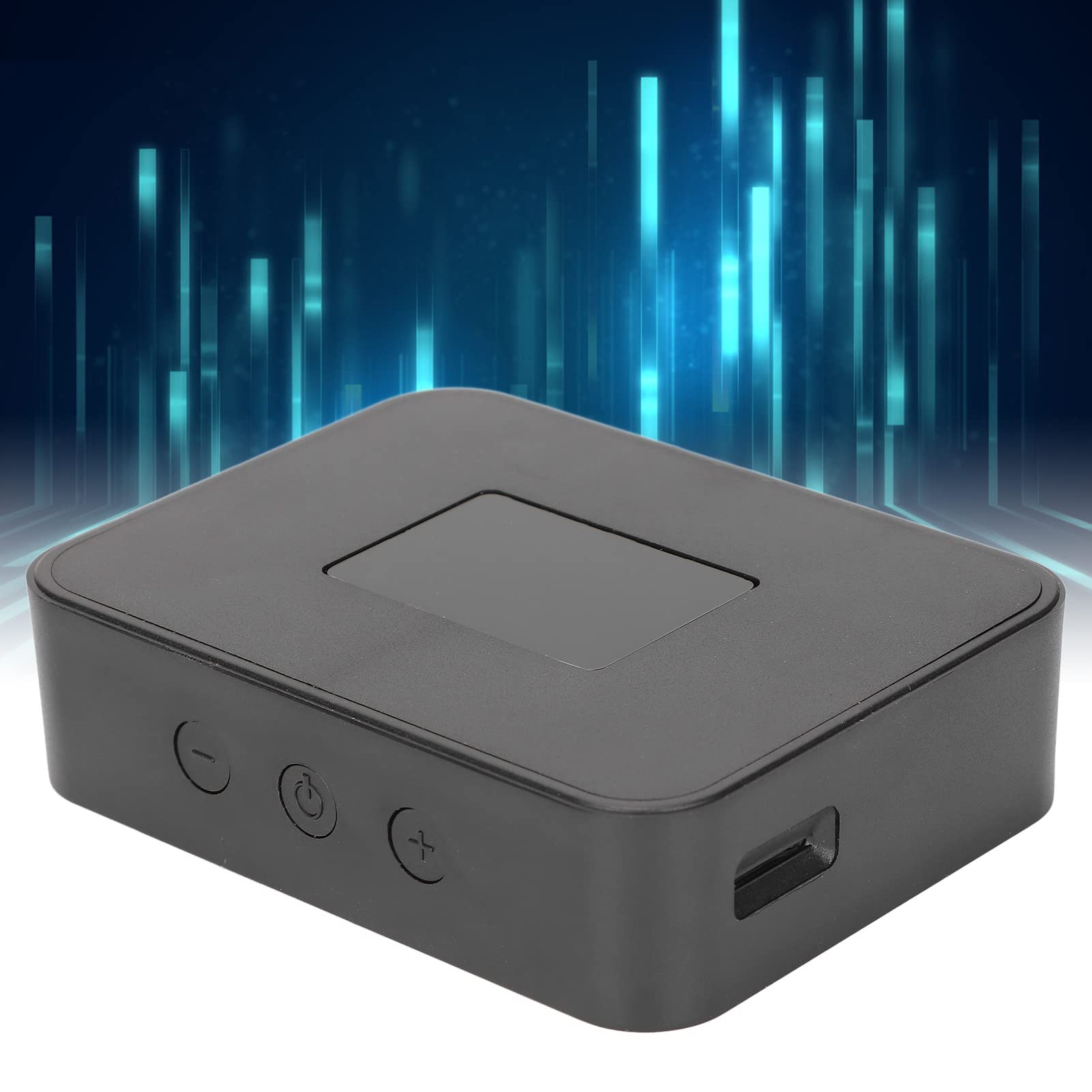 Transmetteur Audio Bluetooth 5.0 DC 5 V 2,402 GHz à 2,480 GHz 3,5 mm Port Audio coaxial Optique Récepteur émetteur avec écran LCD pour Casque TV système Audio Domestique de Voiture