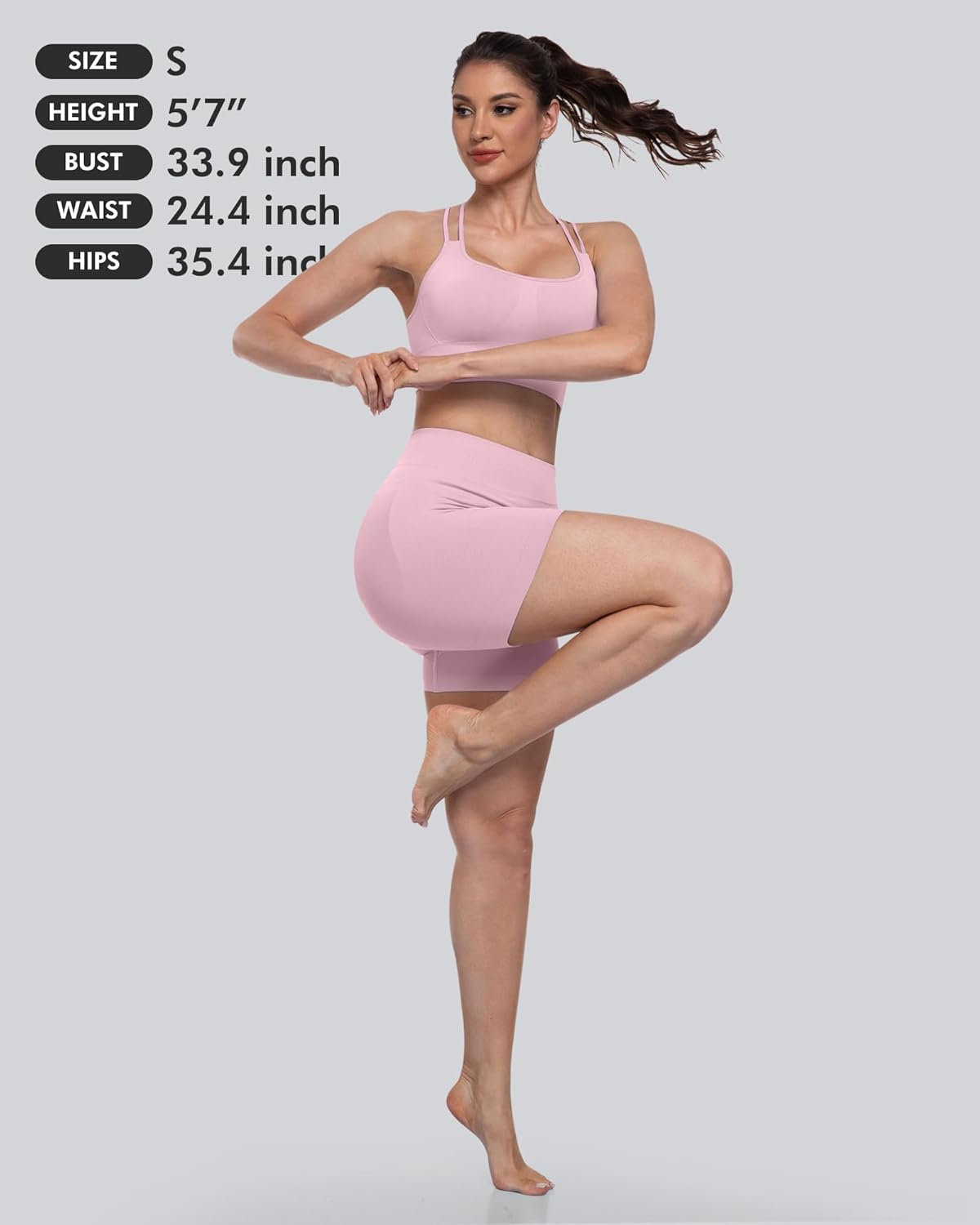 CHRLEISURE Sports Bras for Women, 4 Packs Padded High Support Workout Yoga Seamless Criss-Cross Racerback Bras - Image 6