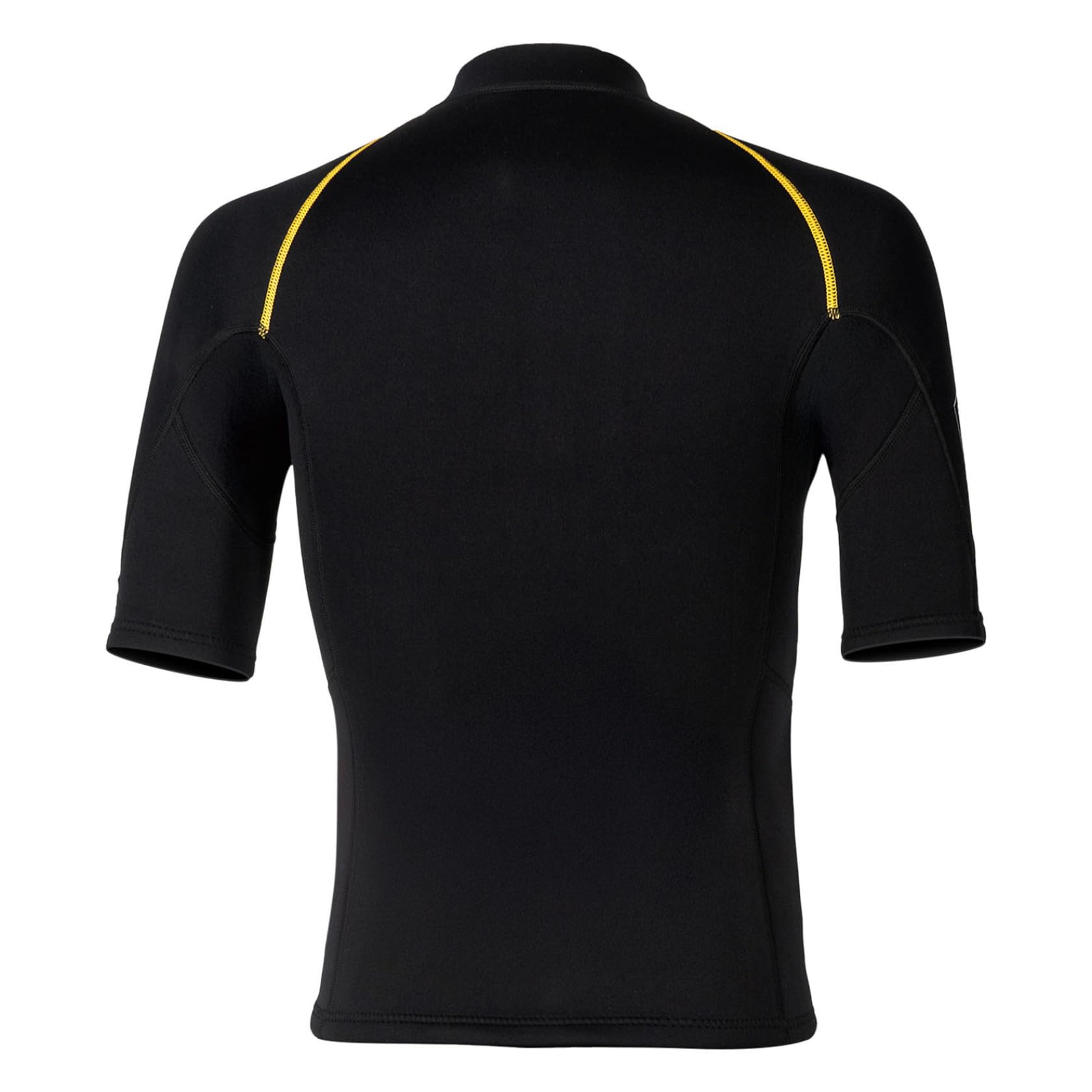 Jugaoge Top de Wetsuit Homme 1.5 mm Neoprène Haut de Combinaison Plongée Veste Manches Courtes Sport Nautique Surf Snorkeling