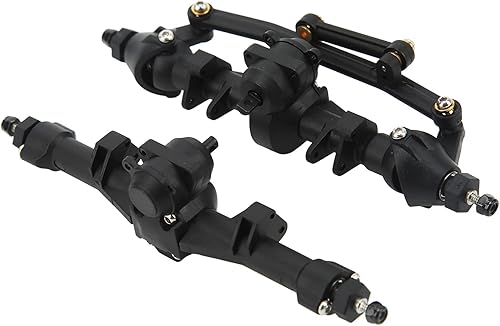 Miniatura 4 de Juego de ejes delanteros y traseros para automóvil RC, kit de eje de portal delantero y trasero para automóvil RC, piezas de repuesto para ejes